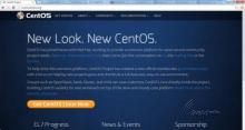 CentOS เปลี่ยนเว็บหน้าแรกแล้ว (New Look New CentOS)